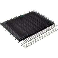 Frisco Heavy Duty Enhanced Lock Sliding Double Door Fold & Carry Wire Dog Crate & Mat Kit, 54 Inch -Dog Supplies Sale 297463 PT3. AC SS1800 V1633115391