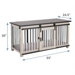 Frisco "Rockford" Dog Crate Credenza & Mat -Dog Supplies Sale 315187 PT3. AC SS1800 V1634217787