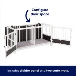 Frisco "Roma" Dog Crate Credenza & Mat -Dog Supplies Sale 315189 PT4. AC SS1800 V1636564342