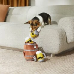 Frisco Beer & Keg Plush Squeaky Dog Toy, 4 Count -Dog Supplies Sale 327047 PT3. AC SS1800 V1648667317