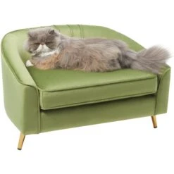 Frisco Elevated Curved Dog & Cat Sofa Bed With Removable Cover -Dog Supplies Sale 331628 PT2. AC SS1800 V1643928761