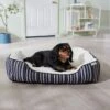 Frisco SW Stripe Rectangular Dog & Cat Cuddler -Dog Supplies Sale 333893 MAIN. AC SS1800 V1658719229