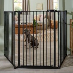 Frisco Steel 3-Panel Configurable Gate, 41-in Height -Dog Supplies Sale 361648 PT4. AC SS1800 V1659972923