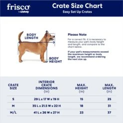 Frisco Easy Set-Up Wood Furniture Style Dog Crates -Dog Supplies Sale 363840 PT2. AC SS1800 V1685459494
