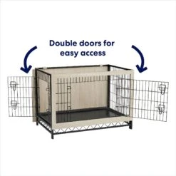 Frisco Easy Set-Up Wood Furniture Style Dog Crates -Dog Supplies Sale 363840 PT4. AC SS1800 V1685459485