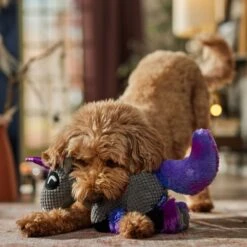 Frisco Halloween Midnight Unicorn Plush Squeaky Dog Toy -Dog Supplies Sale 667958 PT3. AC SS1800 V1689350103