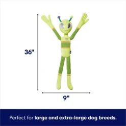 Frisco Halloween Alien Wagazoo Plush Squeaky Dog Toy, Extra Long -Dog Supplies Sale 668134 PT1. AC SS1800 V1689283711