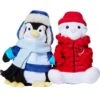 Frisco Holiday Arctic Buddies 2-in-1 Rip For Surprise Plush & Rubber Dog Toy -Dog Supplies Sale 739718 MAIN. AC SS1800 V1694812875