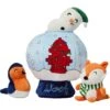 Frisco Holiday Melting Snow Globe Hide & Seek Puzzle Plush Squeaky Dog Toy -Dog Supplies Sale 739910 MAIN. AC SS1800 V1694813278