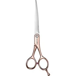 Babyliss Pro Pet Rose Gold Curved Shears Dog Grooming Tool, 6-inch