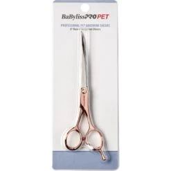 Babyliss Pro Pet Rose Gold Curved Shears Dog Grooming Tool, 6-inch -Dog Supplies Sale 823638 PT6. AC SS1800 V1694185335