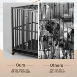SMONTER Two Doors Heavy Duty Dog Crate -Dog Supplies Sale 904190 PT2. AC SS1800 V1688398418