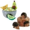 Frisco Guacamole Hide & Seek Puzzle Plush Squeaky Dog Toy & ZippyPaws Burrow Squeaky Hide & Seek Plush Dog Toy, Hedgehog Den -Dog Supplies Sale 933622 MAIN. AC SS1800 V1693327347