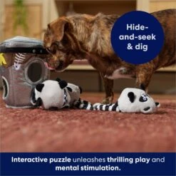 Frisco Trash Can & Raccoons Hide & Seek Puzzle Plush Squeaky Dog Toy & ZippyPaws Burrow Squeaky Hide & Seek Plush Dog Toy, Hedgehog Den -Dog Supplies Sale 947446 PT4. AC SS1800 V1693601987
