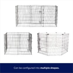 Frisco Wire Dog & Small Pet Exercise Pen With Step-Through Door -Dog Supplies Sale 97484 PT5. AC SS1800 V1667227970