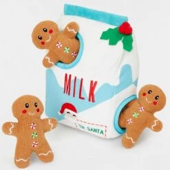 Frisco Holiday Hot Cocoa Hide & Seek Puzzle Plush Squeaky Dog Toy & Frisco Holiday Milk & Gingerbread Cookies Hide & Seek Puzzle Plush Squeaky Dog Toy -Dog Supplies Sale 986142 PT5. AC SS1800 V1698258115