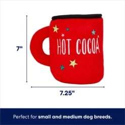 Frisco Holiday Santa's Helpers Plush Squeaky Dog Toy, 3 Count & Frisco Holiday Hot Cocoa Hide & Seek Puzzle Plush Squeaky Dog Toy -Dog Supplies Sale 986230 PT6. AC SS1800 V1698258175